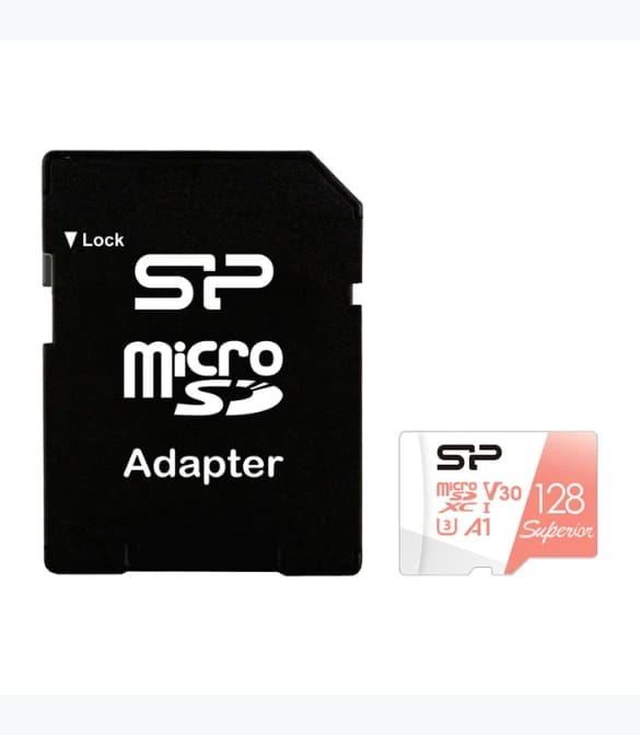 Silicon Power 128GB 4K Superior microSDXC A1 UHS-I Card