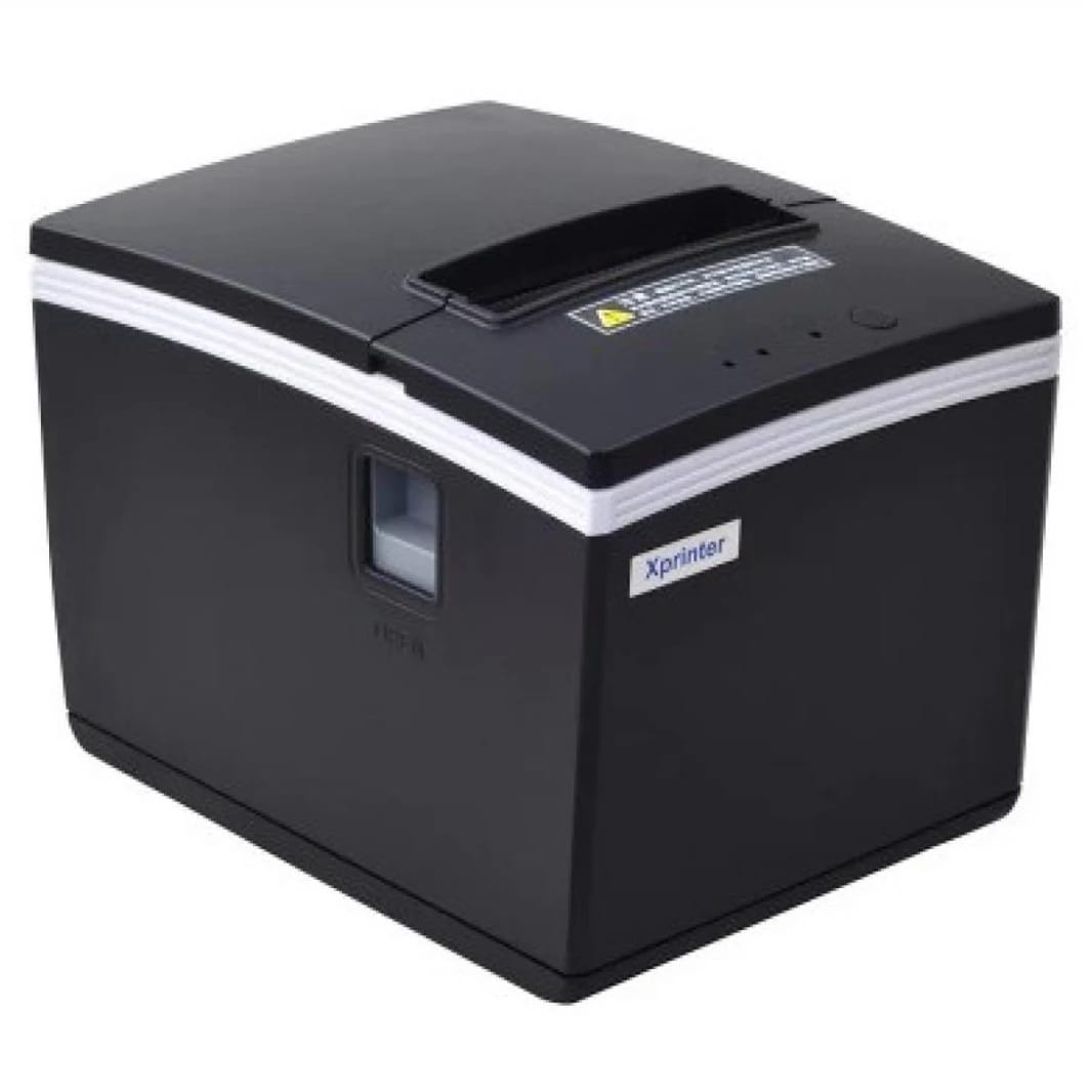 طابعة إيصالات حرارية Xprinter E200L USB+LAN بسرعة 230 مم/ث
