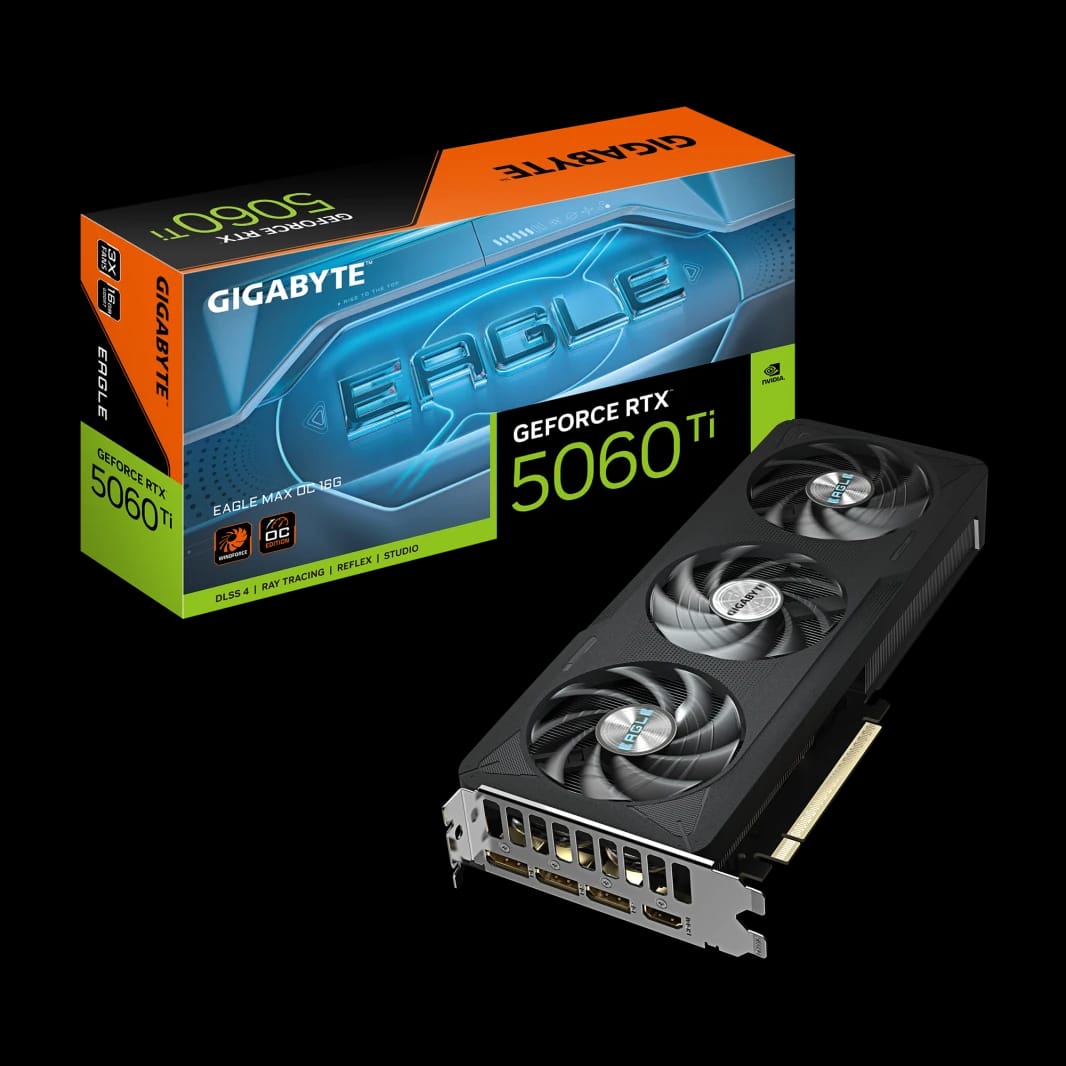 كارت شاشة GIGABYTE GeForce RTX 5060 Ti Eagle MAX OC 16G