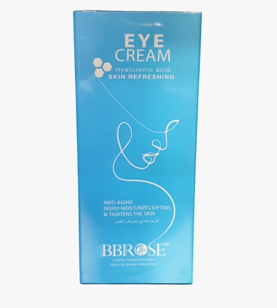 BBRose Eye Cream with Skin Refreshing Hyaluronic Acid Formula for Hydrating and Softening the Under Eye Area for Women