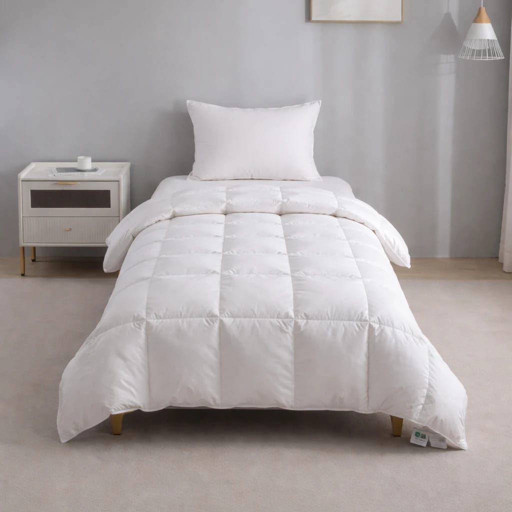 Natural Feather Twin Comforter