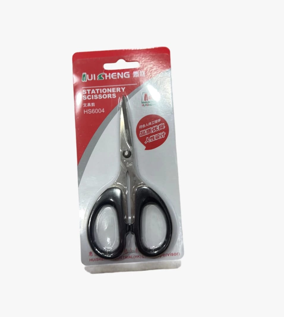 Hui Sheng Small Stationery Scissors Comfortable High-Quality Design Ideal for Office Home School Use