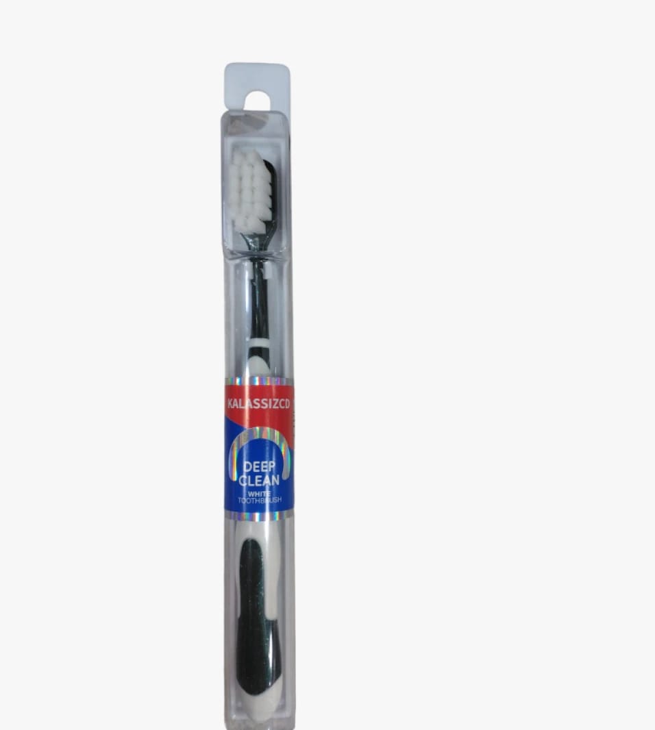 Kalassizcd Deep Clean Toothbrush with Ergonomic Grip Design - Ideal for Daily Oral Hygiene and Effective Teeth Cleaning