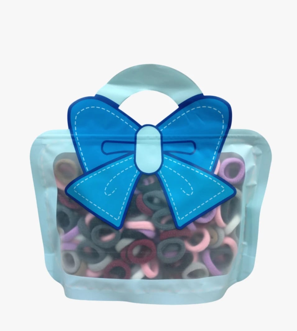 Exclusive Girls' Accessory Set with Charming Bow Design in a Colorful Bag Featuring a Range of Vibrant Colors