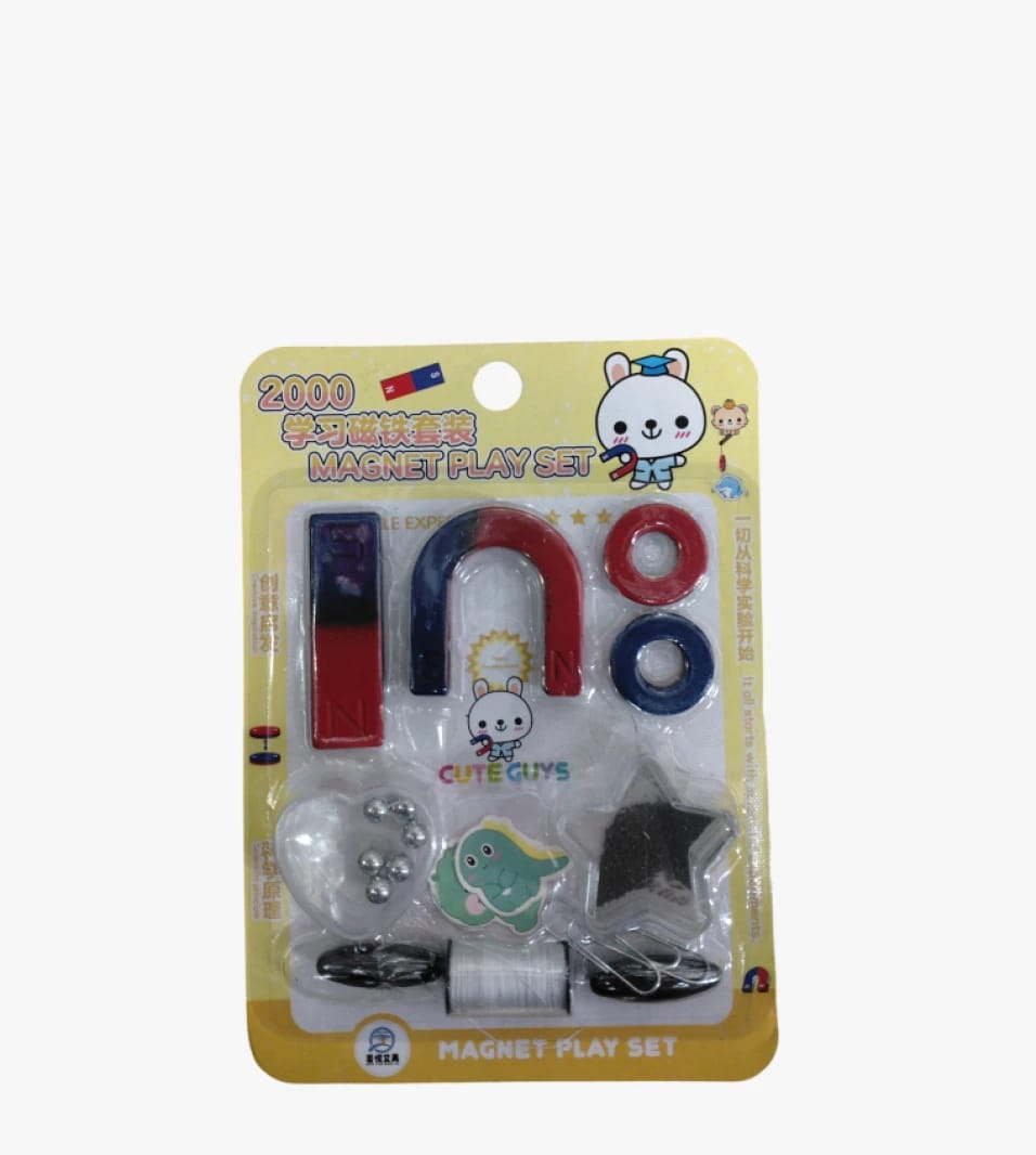 Cute Guys Magnetic Play Set for Kids for Enhancing Scientific Understanding and Educational Fun