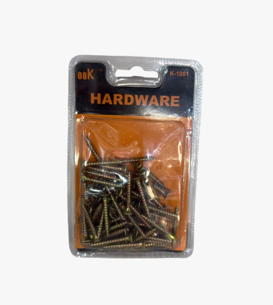 08K Multipurpose Screw Pack with Practical and Durable Design for DIY Enthusiasts and Beginners in Home Décor