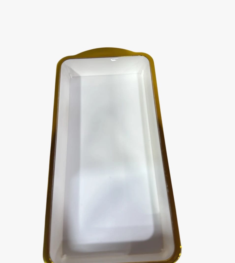 Elegant Gold Rectangular Serving Tray for Home and Luxury Events with Modern and Unique Design Touch