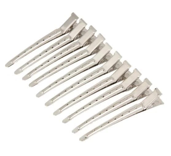 10pcs Pro Salon Hairdressing Tools Duck Mouth Hairdresser Hair Clips