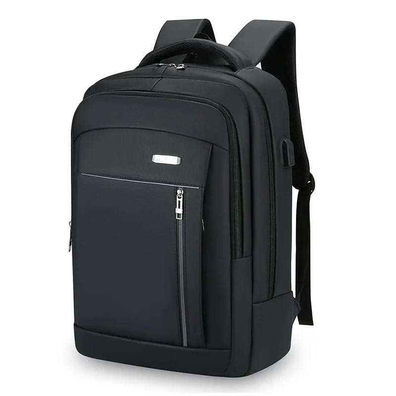 Classic Waterproof Laptop Backpack with USB Port