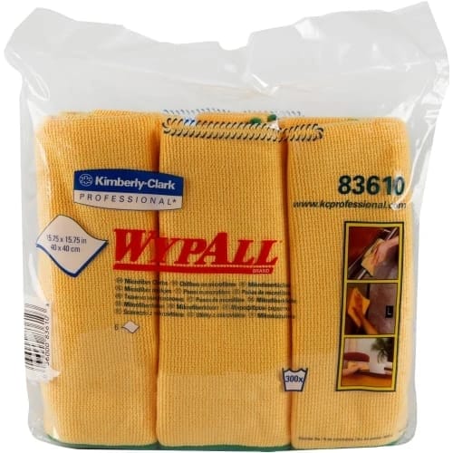 قطع قماش WYPALL ميكروفايبر - أصفر