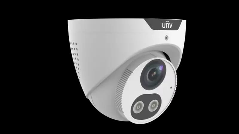 كاميرا IP 8 ميجابكسل تركية من UNV، Tri-guard، ColourHunter، مع مكبر صوت سلسلة المشاريع الاحترافية IPC3618SB-DF28KMC-I0