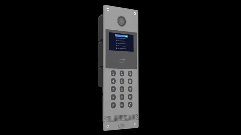 محطة باب شقة UNV (بطاقة IC، 15 لوحة مفاتيح) OEU-301S-HMKA