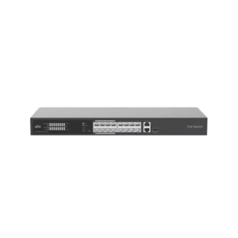 UNV 16-port, 2 Uplink port PoE Switch NSW2020-16T1GT1GC-POE-IN