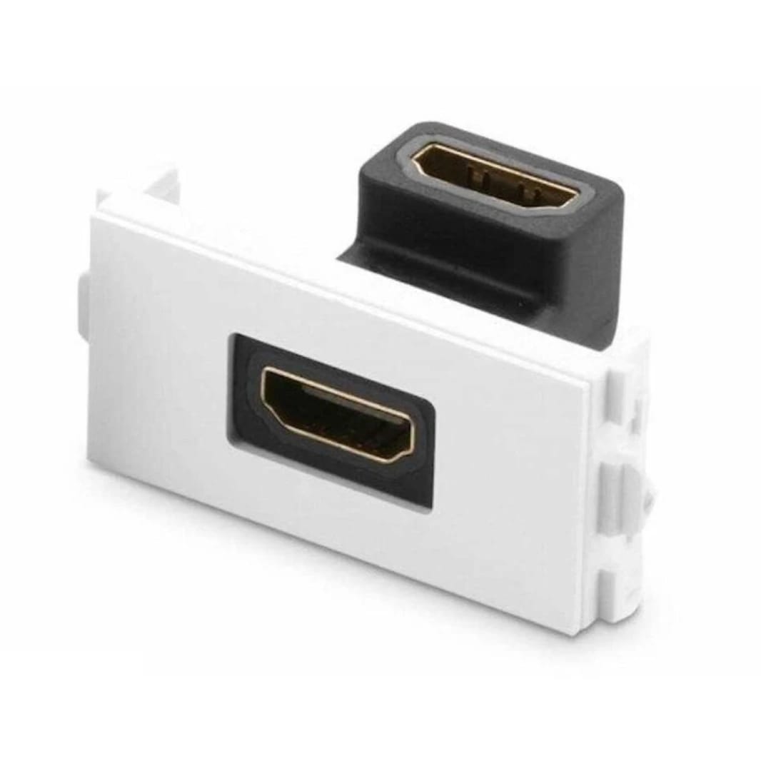 لوحة مقبس HDMI بشكل L من UGREEN - أبيض