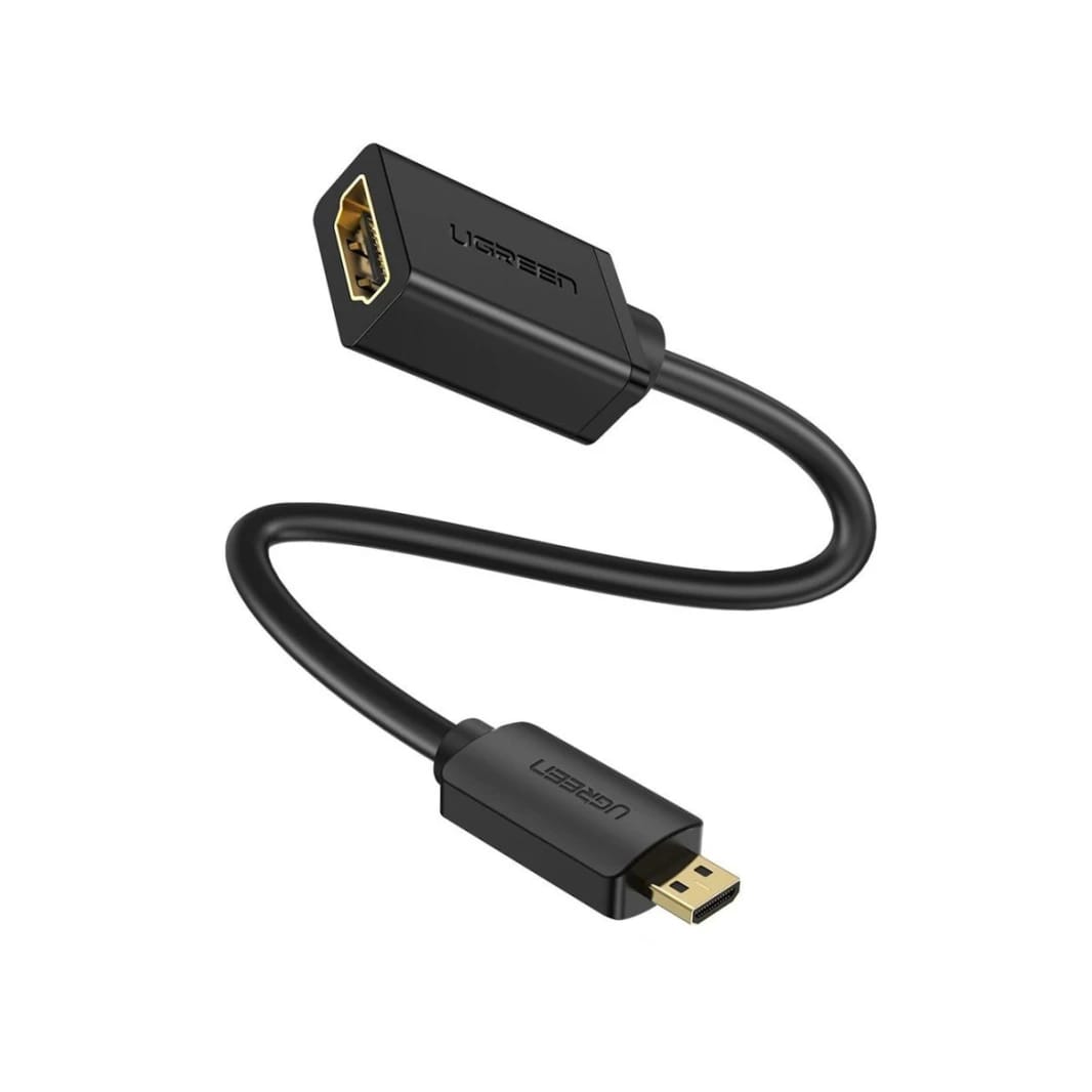 محول كابل Ugreen HD107 من Micro HDMI إلى HDMI أنثى