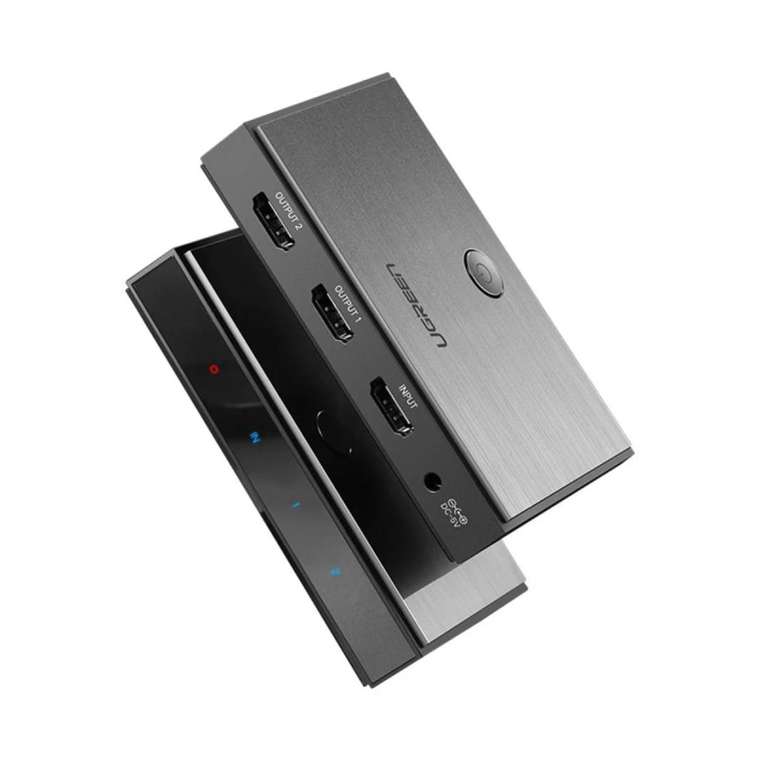 موزع Ugreen CM186 بمنفذين HDMI - دقة 4K UHD