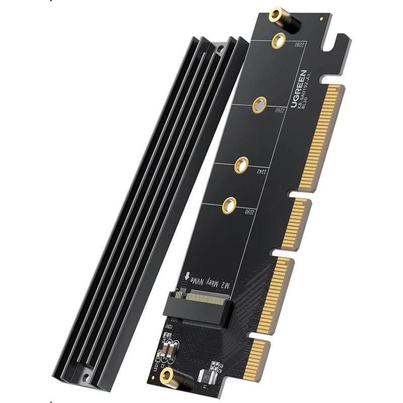بطاقة توسعة Ugreen 30715 PCIe Gen4 x16 إلى M.2 NVMe