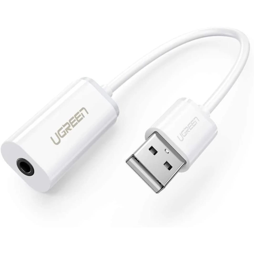 كابل Ugreen 30712 USB-A ذكر إلى 3.5mm AUX