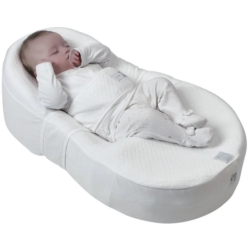 Cacoonababy مع ملاءة مزودة - أبيض