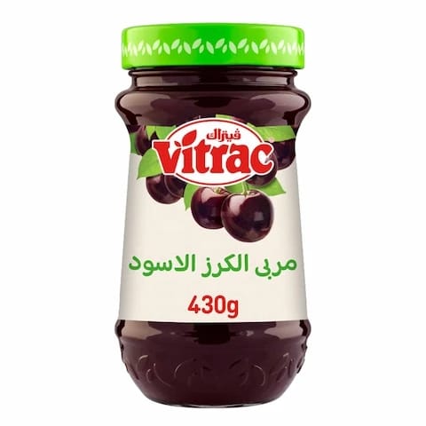 Vitrac Jam Black Cherry 340 Gram