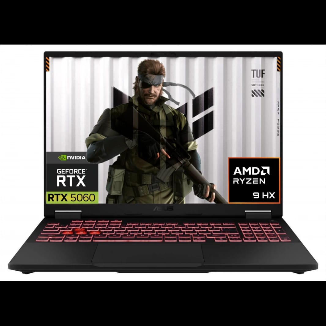 Laptop ASUS TUF Gaming A16, AMD Ryzen™ 9 8940HX Up to 5.3GHz 80MB Cache, NVIDIA GeForce RTX 5060 8GB GDDR7, 16GB DDR5, 1TB SSD, 16" FHD+ 165Hz IPS - Jaeger Gray