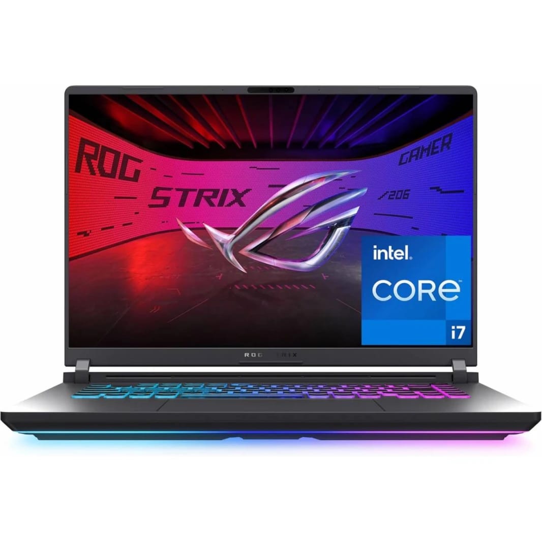 ASUS Gaming Laptop, ROG Strix G16 Intel Core i7 14650HX Processor 5.2GHz, NVIDIA GeForce RTX 5050 Laptop GPU, 16GB DDR5, 16” FHD+ 165Hz - Eclipse Gray