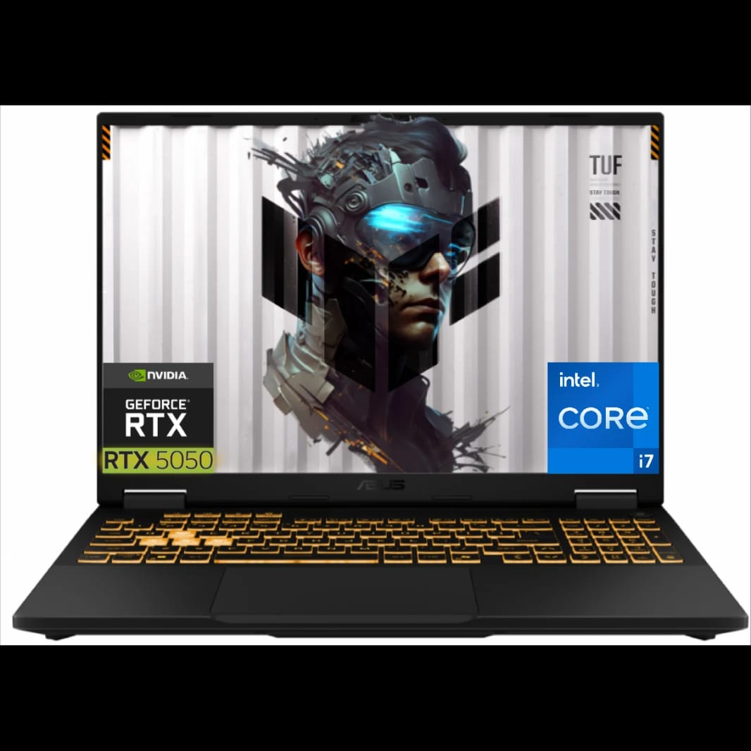Laptop ASUS TUF Gaming F16 14th Gen Intel® Core™ i7 Processor Up to 5.2GHz, NVIDIA® GeForce RTX™ 5050, 16-inch FHD+ 165Hz IPS - Jaeger Gray