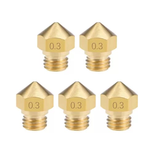 1.75 mm Nozzles 0.3 mm for 3D Printer MK10