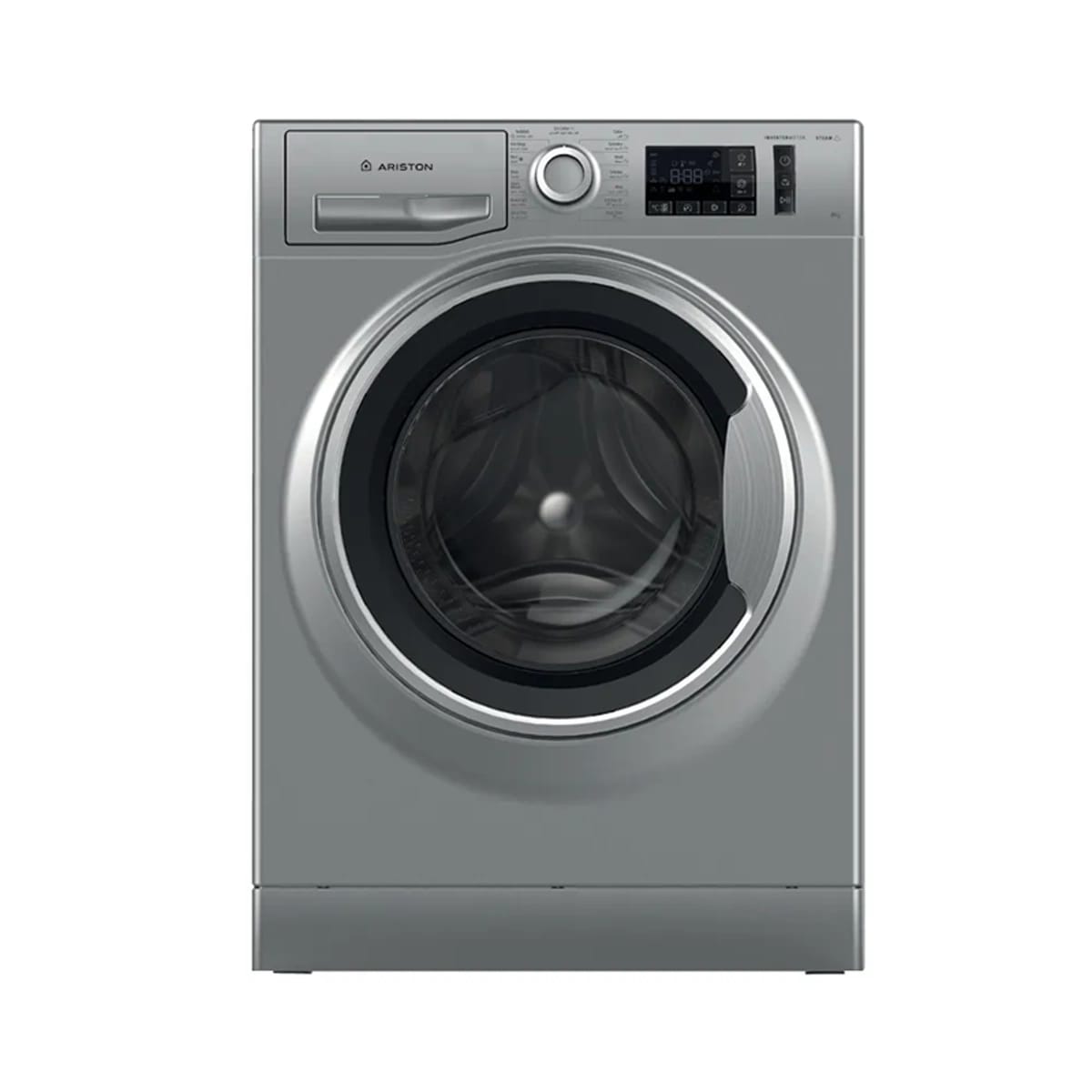 Ariston Washing Machine 8 kg 1200 RPM Silver Inverter A+++