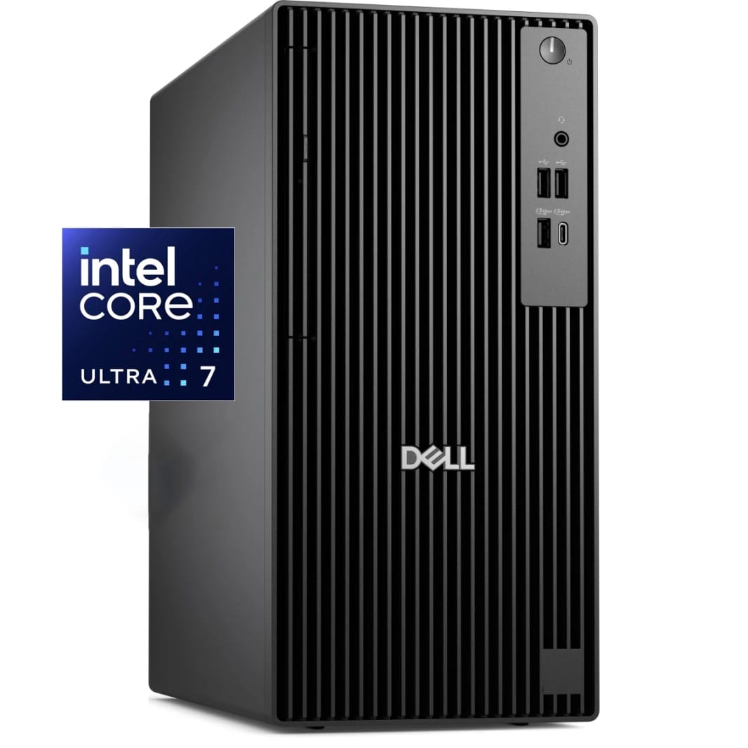 كمبيوتر مكتبي ديل برو تاور QCT1250، إنتل® كور™ ألترا 7 265U 5.3 جيجاهرتز