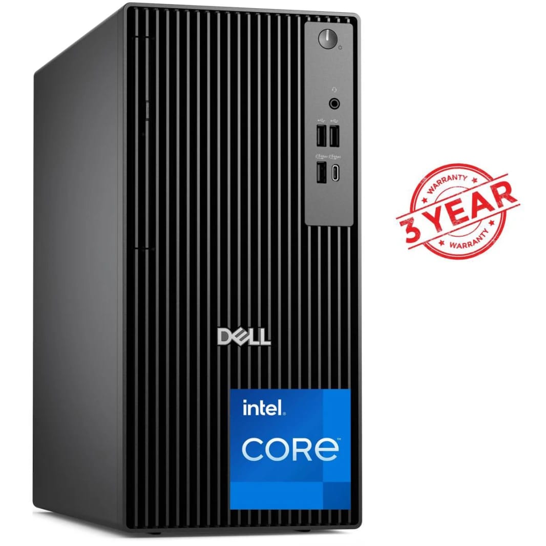 Dell Pro Tower QCT1250 Desktop PC, Intel® Core™ i7-14700 5.4GHz Processor 20 Core, 16GB DDR5, 512 SSD, Wi-Fi 6E, BT 5.3 - 14th Generation - 3 Year Warranty