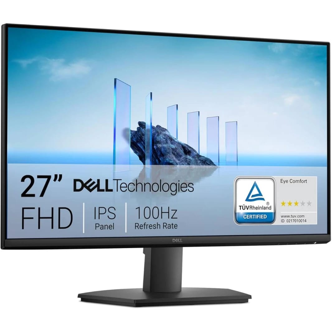Dell 27 Monitor - SE2725HM - 27" Full HD 100Hz Display, IPS Panel, Anti-Glare, 1 HDMI / 1 VGA Port - Black