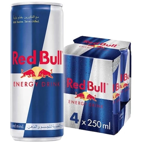 Red Bull Energy Drink, 250 ml (4 pack)