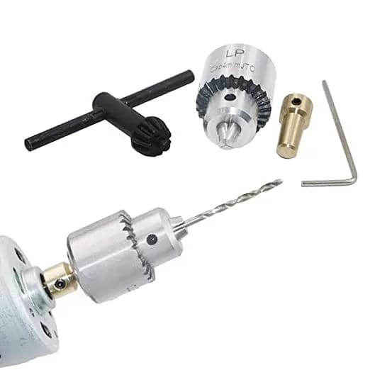 Micro Motor Drill Chucks Clamping 0.3-4mm Jt0 Taper Mounted Drill Chuck