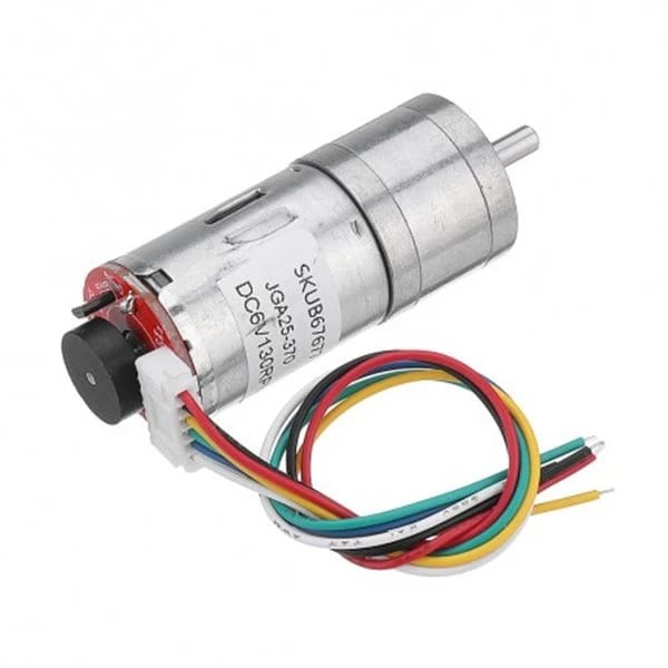 25GA370 12V DC Reducer Gear Motor with Encoder 280 RPM