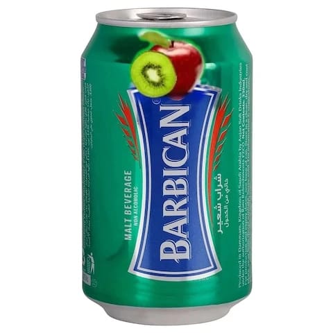 Barbican Malt Beverage Fruit Kiwi And Apple Flavor 330 Ml