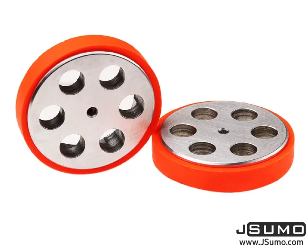 JSUMO JS4311 Aluminum – Silicone Wheel Set (43 x 11mm – Pair)