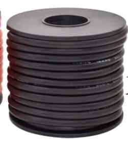 Plusivo 12 AWG Black Hook Up Stranded Silicone Wire Roll – 8m
