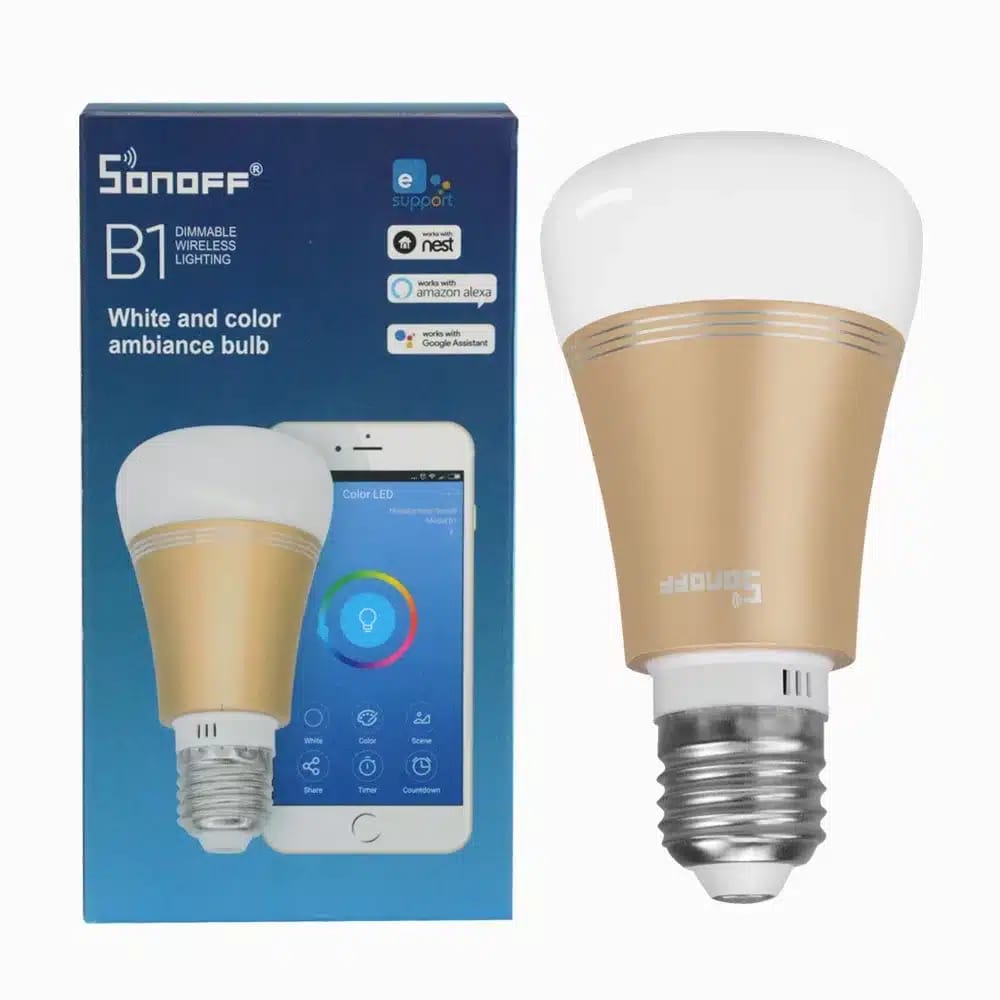 Sonoff Dimmable Wireless Lighting Bulb RGB