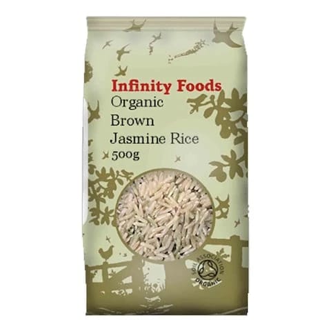 Infinity Foods Organic Brown Jasmine Rice 500 Gram