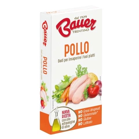 Bauer Gluten Free Chicken Cubes Olive Oil 60 Gram