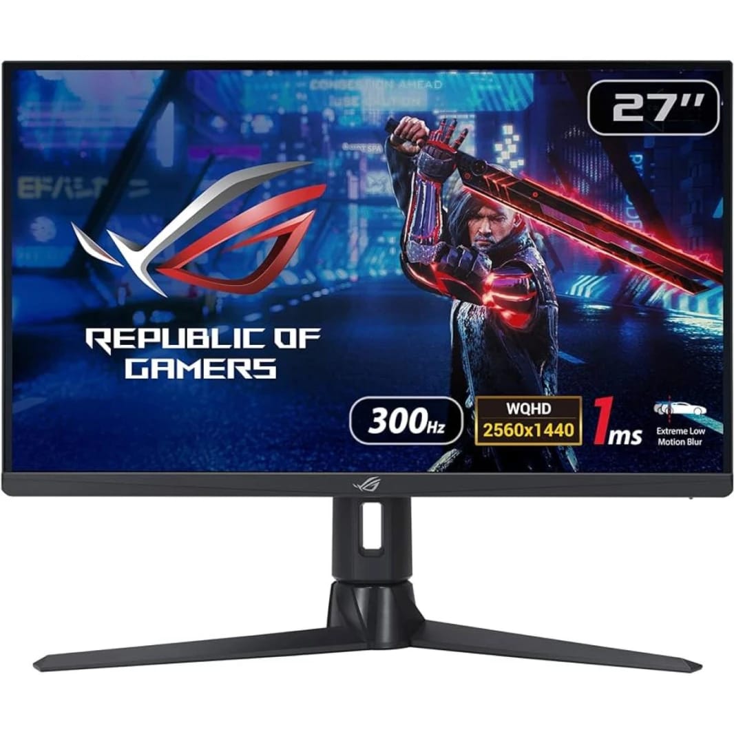 شاشة الألعاب ASUS ROG STRIX XG27AQMR 27 بوصة | دقة 2K QHD 300Hz IPS | متوافقة مع G-Sync