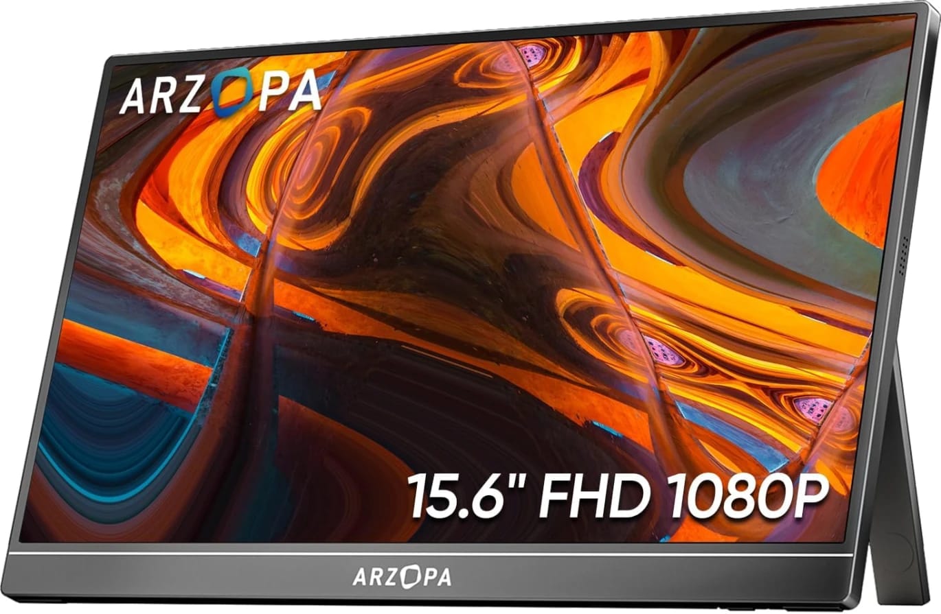 Arzopa A1 | 15.6" 1080p FHD Travel Monitor with Smart Cover