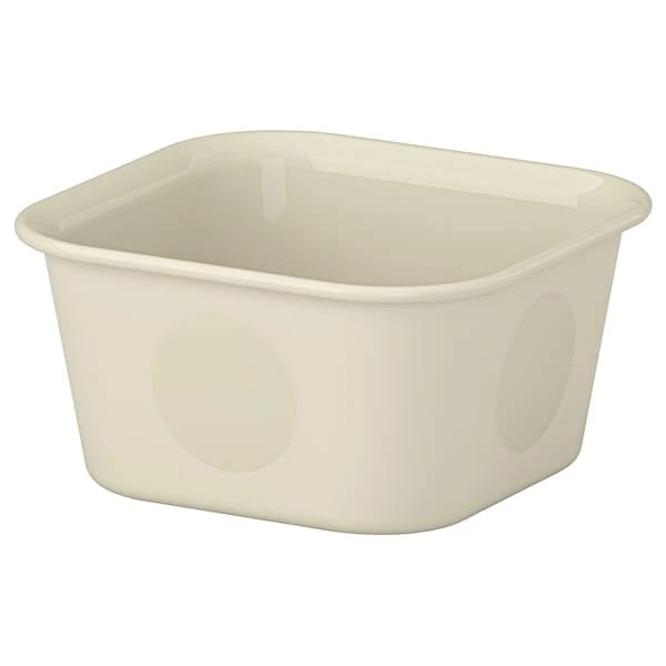 Organiser, plastic/beige, 10x10x5 cm