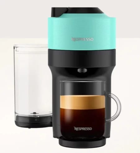 NESPRESSO COFFEE MAKER MACHIN VERTUO POP AQUA MINT