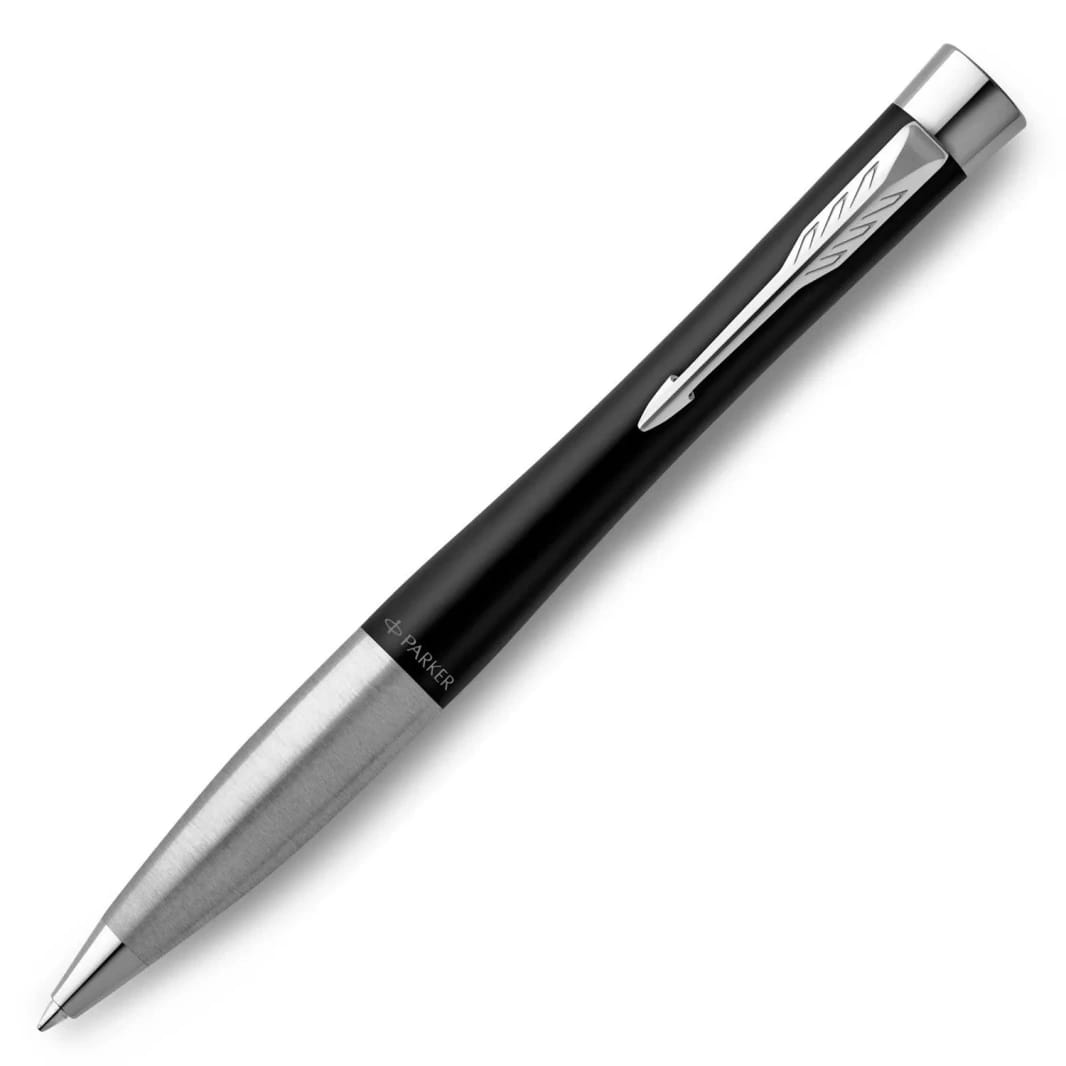 Parker Urban Muted Black Ballpoint Pen + Travel Pouch
