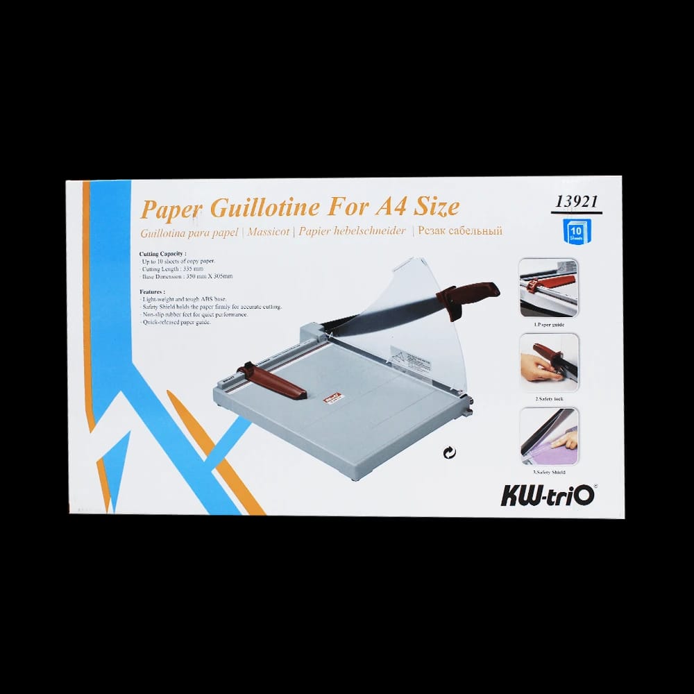 NEW KW-Trio Paper Guillotine Trimmer Cutting Length 335mm - A4