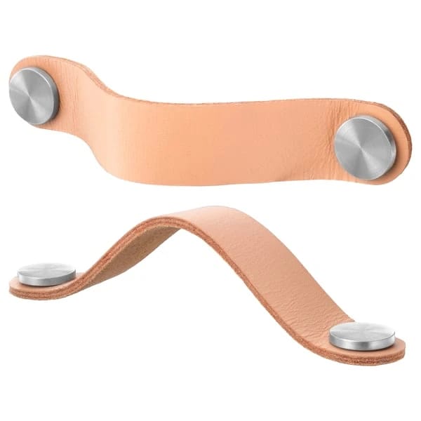 Leather handle, tanned leather, 153 mm