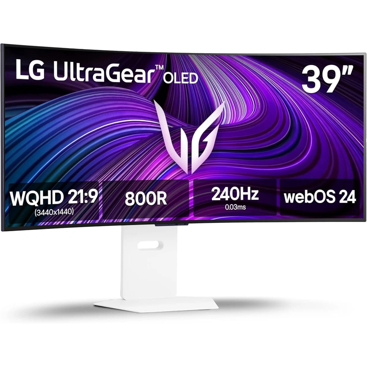 شاشة الألعاب المنحنية من إل جي الترا جير 39 بوصة بتقنية OLED ودقة WQHD