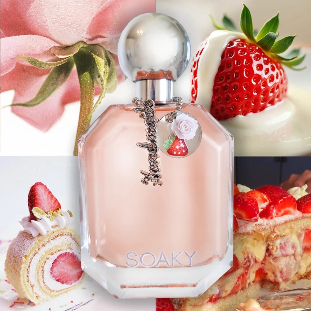 عطر سوكي فروتي فلير 100 مل | عطر فانيلا نسائي سويت مع الفراولة والورد | عطر للنساء ثابت يدوم طويلاً